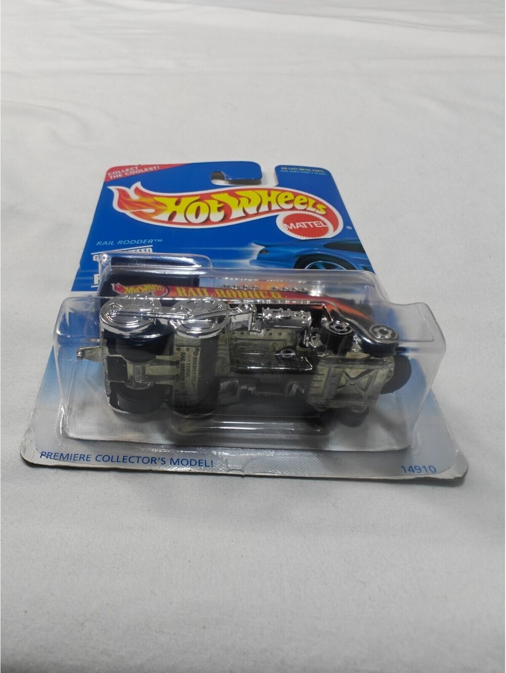 Hot Wheels Rail Rodder 1996 First Editions 1:64 Black Silver Diecast Car - Picture 6 of 6